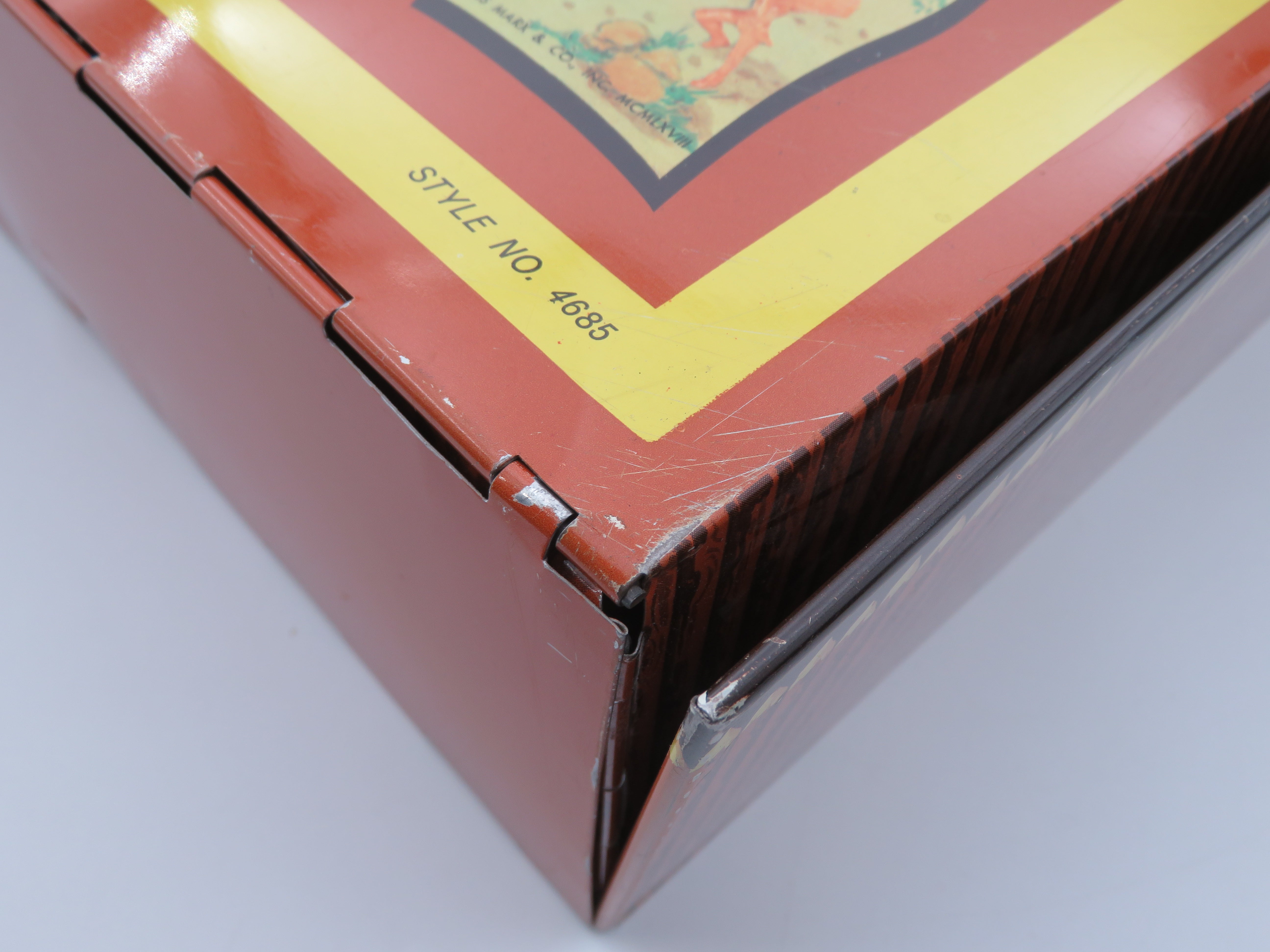 VINTAGE Carry All Action Fort Apache Tin Litho Playset - Louis Marx & Co. (c. 1960s) Collectible